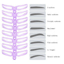 Makeup Reusable Eyebrow Stencil Eyebrow Ruler Cosmetics Eye Brow Mold Styli