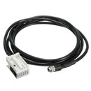 New 3.5mm 12 PIN Female Black AUX Audio Input Kit Adapter Music Cable Wire