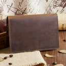 Hot Classic Leather Passport Holder Wallet Case Cover Ticket Travel Brown B W0S6