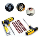 Car Tubeless Tyre Tire Puncture Repair Plug Kit Needle Patch Fix Repairing C7G1