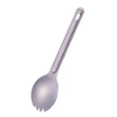 Outdoor Titanium Spork Long Handle Spoon Fork Portable Spork Cutlery,