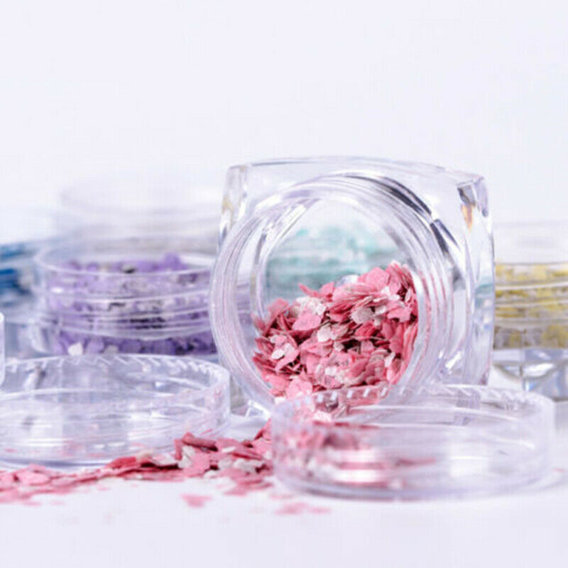 Nail Art Glitter Marble Powder Dust For UV GEL Acrylic Powder Sequins Decor Tips