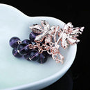 Grape Brooches for Women Cute Luxury Brooch Pin Fashion Jewelry Elegant Wed C2P3