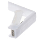4 Pcs Table Cloth Cover Spring Loaded White Plastic Tablecloth Clips R5L6