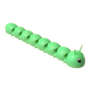 7 Holes Silicone Cable Organizer Earphone Wire Winder Phone Cord Line Holder