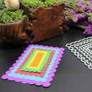 6pcs Cutting Dies Frame DIY Album Scrapbook Bookmark Card Decor Tool A