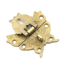 Retro Chic Butterfly Latch Catch Jewelry Wooden Box Lock Hasp Pad Chest Lock  3C