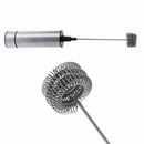 Electric Handheld Stainless Steel Milk Frother Auto Stirrer Kitchen Tools New