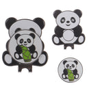 1PC Portable Panda Golf Cap Clip Black White Golf Hat Clip Golf Ball Marker