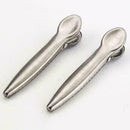 Stainless Steel Food Storage Bag Sealer Sealing Clip Kitchen Clamp Tool Sal W8V1