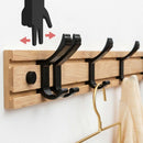 Nordic Style Bedroom Coat Rack Clothes Hanger Hooks Closet Wooden Hat Racks