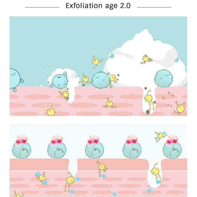 50ml Deep Cleansing Exfoliating Peeling Mousse Removal Scrub H0D8 Facial Ne L5I2