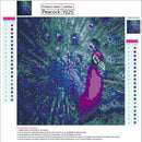 Icon Diamond Embroidery Peacock Crystal 5D Cross Stitch Full Square Drill D O1J6