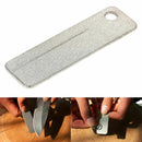 Diamond Stone Steel Pocket Fishing Hook Camping Sharpener Key RingP V3V3