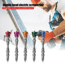 5pcs Double Head Magnetic Circular Cross Position Drill Screwdriver Bits