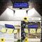 Solar Sensor Wall Light Waterproof 3Modes Garden Porch Street Lamp (132COB)