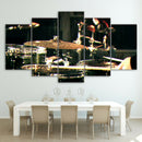 Modern Canvas Wall Art of Percussion for your Living Room -5 Panel Size S
