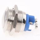 3A / 3V-250V push button switch push button 16 mm nickel-plated brass Z8O6