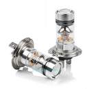 2X H7 100W White CREE LED Fog DRL Driving Car Head Light Lamp Bulbs Super Bright