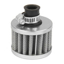 12mm Air Filter Motor Car Turbo Ventilation breather Carter Gray T2Q1