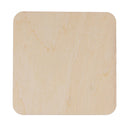 15x Wooden Square Shape Unfinished Wood Craft Blanks Squares DIY 50 /120mm