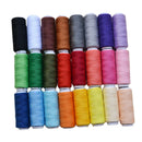 200yards 48 Spools Polyester Sewing Thread Set for Craft Hand Machine 24 Colors