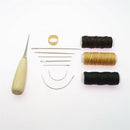 12Pc Sewing Needles Hand Repair Tool Kit For Upholstery Carpet Leather Craft