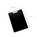 A4 Clipboard Board Clip Fold Writing Office Document Holder Pad Hard Filing F9O1