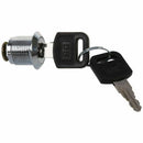 Tool Box Cabinet Locking 19mm Dia Thread Cylinder Cam Lock with Key