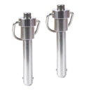 2 Pack Ball Lock Pins Ring Handle Ball Release Stainless Steel Ball 40mm