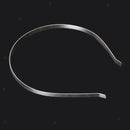10Pcs 6mm Silvery Blank Headbands Metal Hair Band Lots DIY Accessories