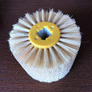 1 Pcs 120x100x19Mm Sisal Bristle Polishing Waxing Wheel Brush For Annatto R