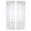 2pcs Willow Branch Print Sheer Voile Tulle Drapes Home Windows Curtains