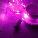 LED Wine Bottle Lamp Cork Shaped String Lights for Christmas (Purple)