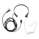 2Pin PTT Throat Mic Covert Acoustic Tube Earpiece Headset for Baofeng UV-5R SN9F