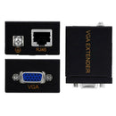 RJ45 To VGA Signal Extender 60M Transmitter Receiver Adapter