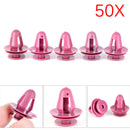 50X For   Door Trim & Garnish Panel Retainer Clip Natural Nylon Fastener ME