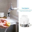 Kitchen Shower Faucet Aerators Rotatable Bubbler Shower Head Tap Adapter A