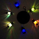 Hanging Wind Chimes Solar Powered Colour Changing LED Garden Windchimes P3U6