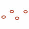 50 Pcs Red Silicone O Ring Seal Washers 10mm x 6mm x 2mm
