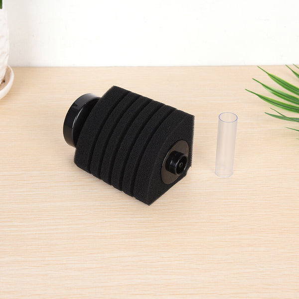6 Layer Sponge Biochemical Water Corner Filter Black For Fish Tank Aquarium