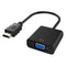 HDMI Male 1080P to VGA Female Video Cable Cord Converter Adapter For HDTV PC  Z