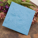 Conch Shell Print DIY Scrapbook Plastic Embossing Template Folder Stencil