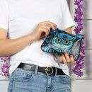 DIY Owl Special Shaped Diamond Painting Women Leather Chain Crossbody Bags