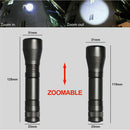 3.7V LED UV Flashlight Zoomable Lantern UV Torch Outdoor Lighting 5 Modes