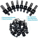 50pcs Cable Clips the Adhesive Cable Ties, Adjustable Nylon Cable Zip Ties