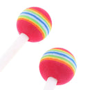 2Pcs Hand Drum Sticks Mallets Rods Lollipop Drumsticks for Kids Baby Toddlers