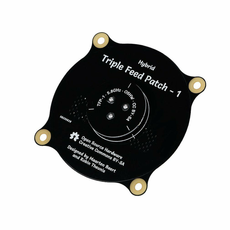 5.8 GHz Triple Feed Patch Circularly Polarized Antenna SMA Male For Racing Drone