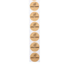 500pcs/roll Natural Kraft locally grown Stickers seal labels Baking stickerA_3C