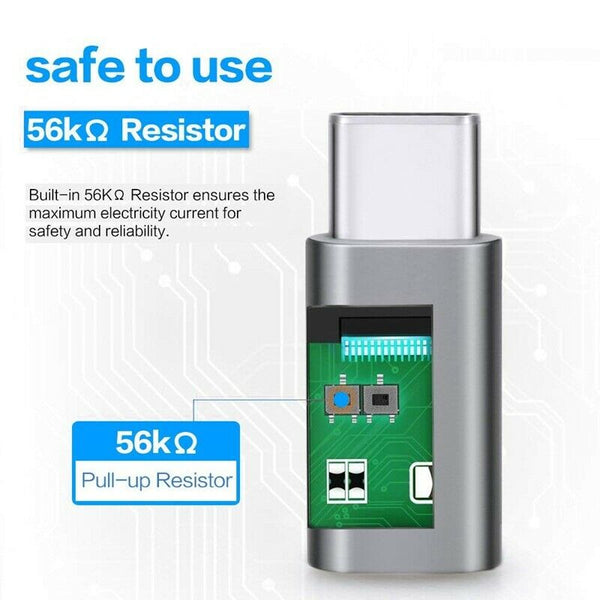 USB Type C Adapter, USB-C Male To Micro-USB Female Converter Cable Connecto E2L2